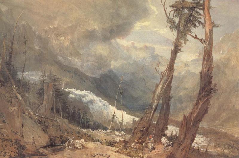 J.M.W. Turner Mer de Glace,in the Valley of Chamouni,Switzerland oil painting picture